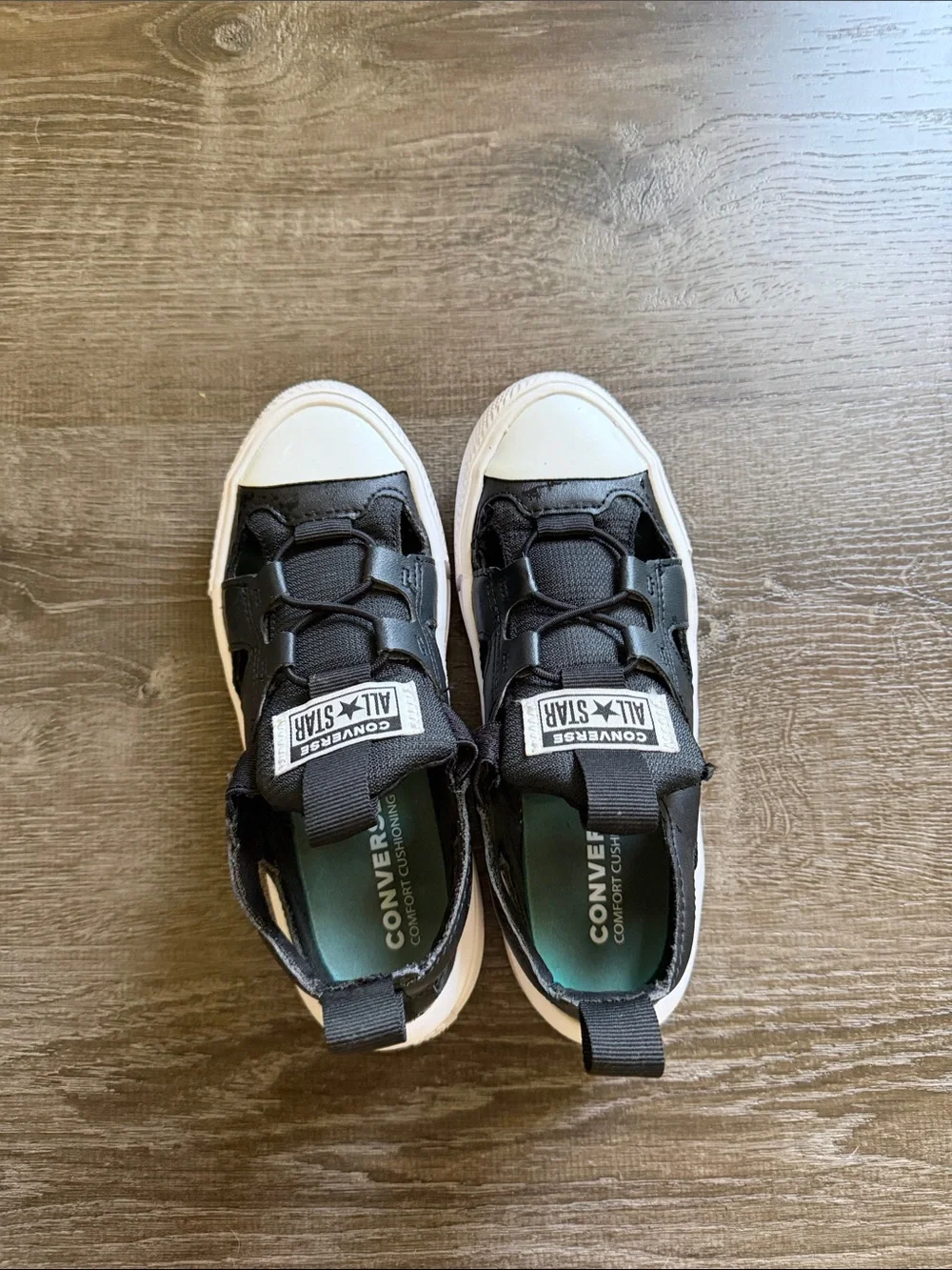 Converse Kids Black and White All Star Low-Top Sandals